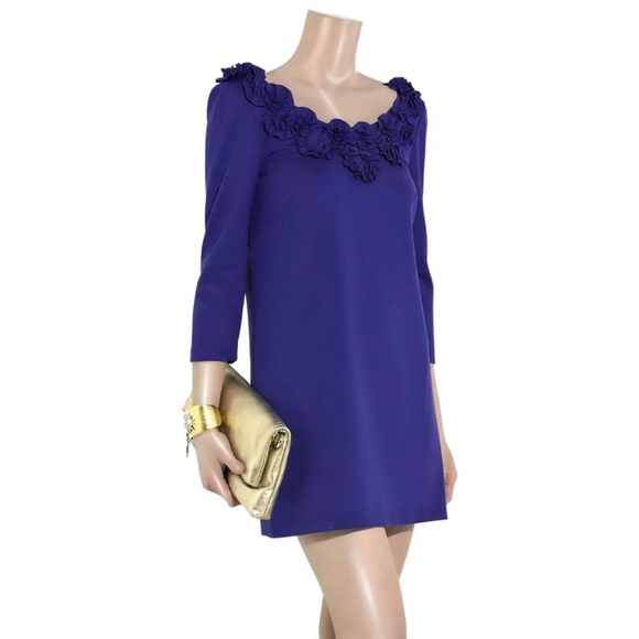 Tibi Ruffled stretch-jersey dress like new - Picture 3 of 12